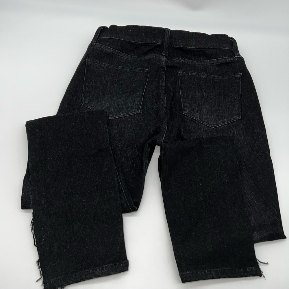 Frame Denim Black Straight Leg Jeans - Picture 3 of 11